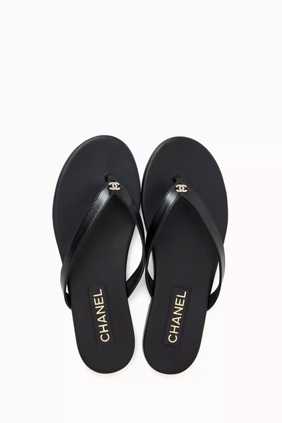 Claquette Chanel cuir
