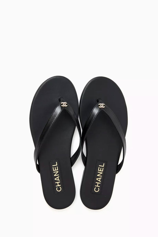 Claquette Chanel cuir