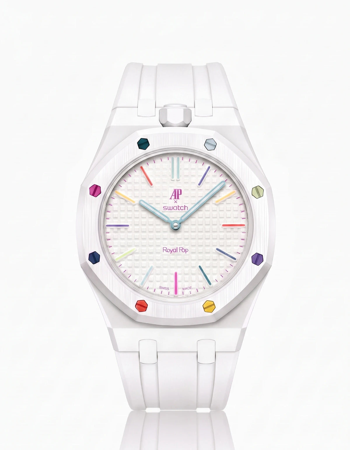 Royal pop Huit blanc avec bracelet