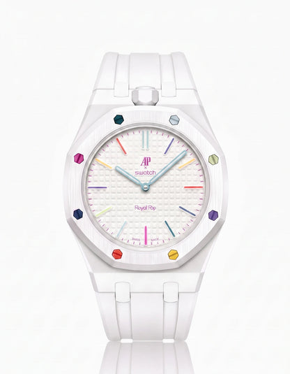Royal pop Huit blanc avec bracelet