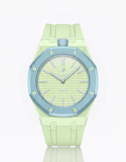 Royal pop Blaue acht avec bracelet