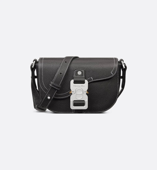 Sac messenger zippé à rabat
