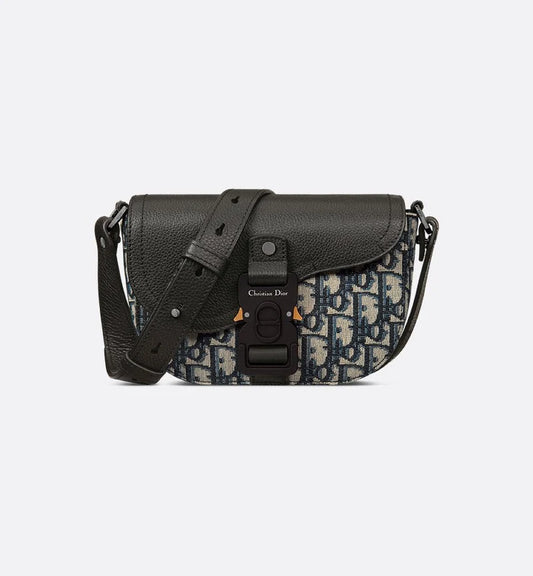 Sac messenger zippé à rabat