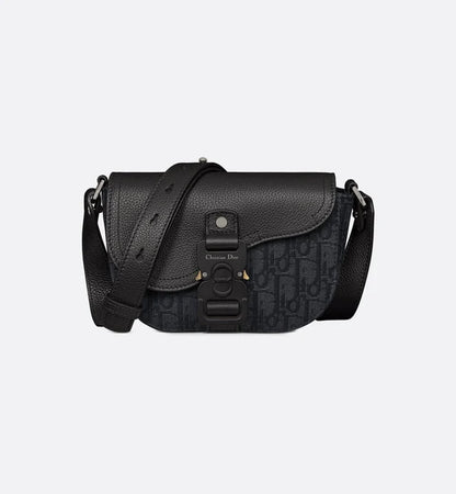 Sac messenger zippé à rabat