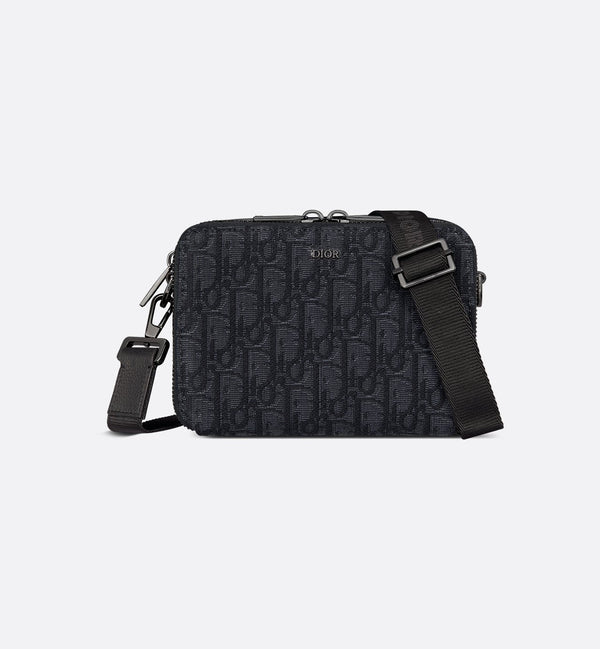 Sac messenger zippé