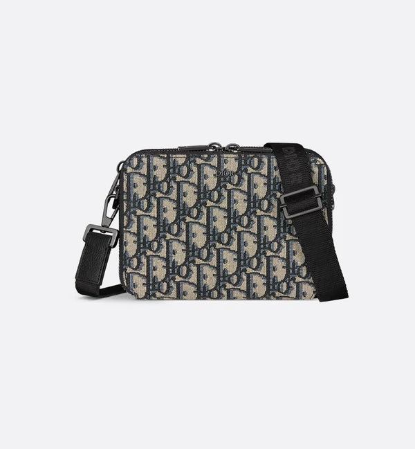 Sac messenger zippé
