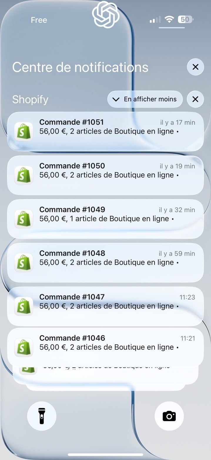 Avec la liste Maya